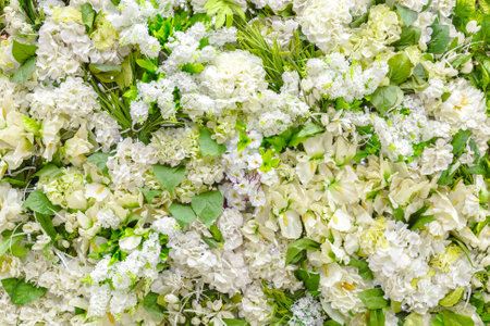 Bunch of flowers background textureの写真素材