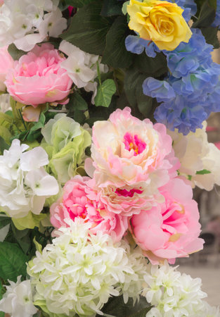 Abstract background of flowers. Close-upの写真素材