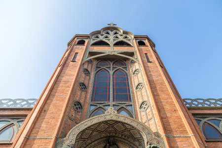 Churche Saint Jean de Mormartre, Parisの写真素材