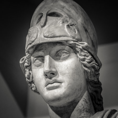 Athena the ancient Greek goddessの写真素材