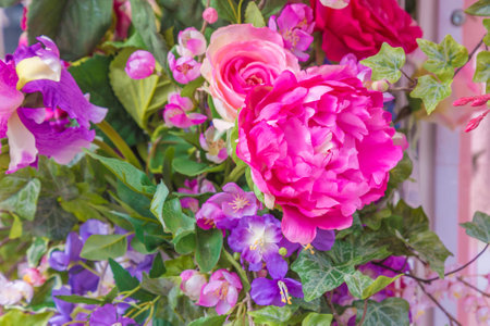 Abstract background of flowersの写真素材