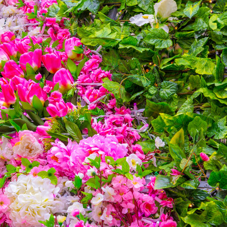 Abstract background of flowersの写真素材