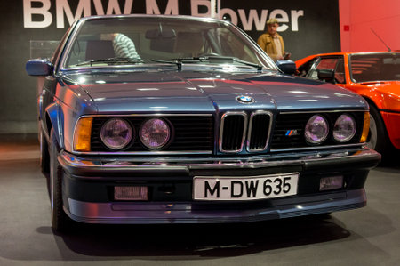 Munich, Germany - March 10, 2016: collection of classical cars on display in BMW Museumのeditorial素材
