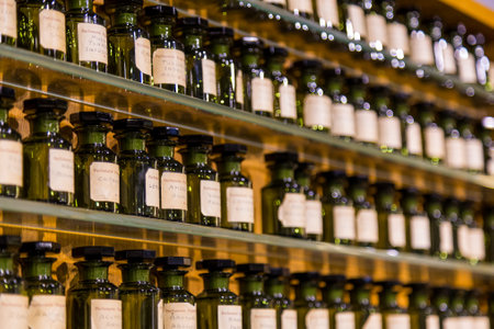 Paris, France, March 27 2017: Hall presentations perfume of the Museum Fragonardのeditorial素材