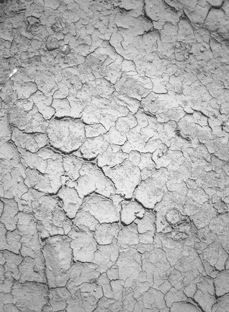 Cracks on the salt ground. Textured background for design.の写真素材