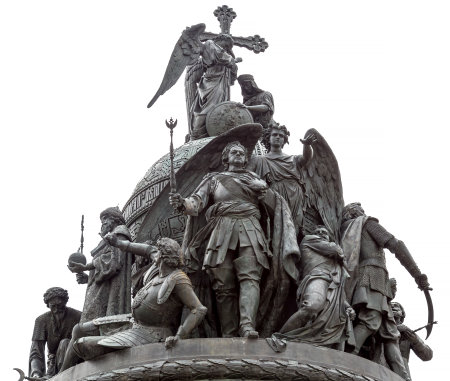 Veliky Novgorod, Russia May 05, 2017: Monument to the Thousand Years of Russia Millennium of Russia....