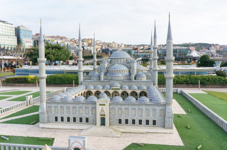 Istanbul, Turkey - March 23, 2019: Miniaturk is a miniature park in Istanbul, Turkey. The park...