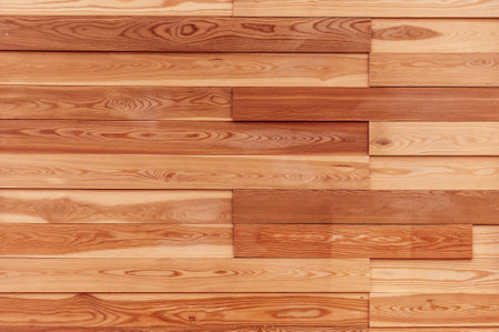 Wood background texture of board surface. Brown wooden grunge plank.