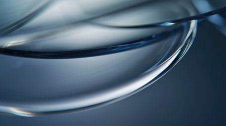 abstract close-up of a liquid in a glass vaseの素材
