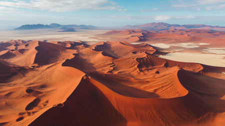 Dunes in the Namib-Naukluft National Park, Namibiaの素材