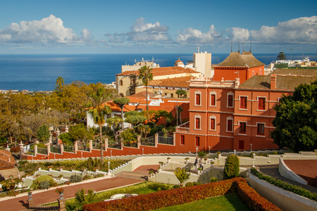 Liceo de taoro in La Orotava, Tenerife, Canary Islandsの写真素材