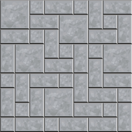 Ceramic tile floor. Seamless pattern. Vector illustrationのイラスト素材