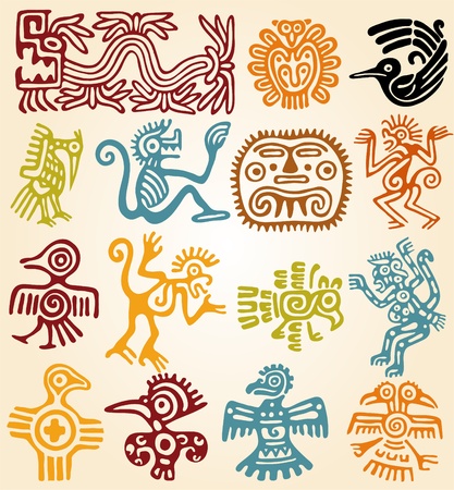 Set - mexican symbolsのイラスト素材