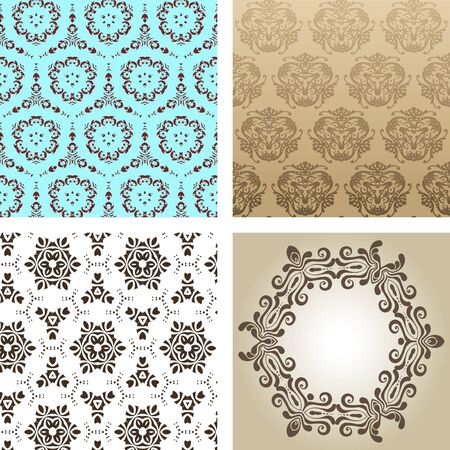 retro wallpaperのイラスト素材