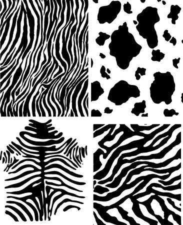 animal textures setのイラスト素材