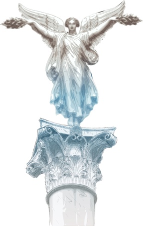 muse statueのイラスト素材