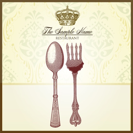 Retro cardのイラスト素材