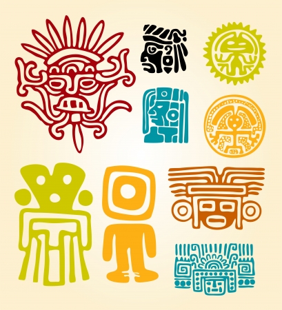 Maya Set- symbolsのイラスト素材
