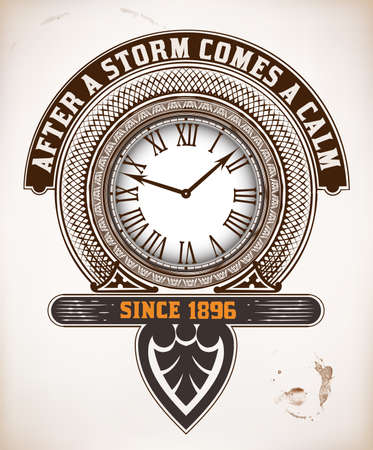 Retro cardのイラスト素材