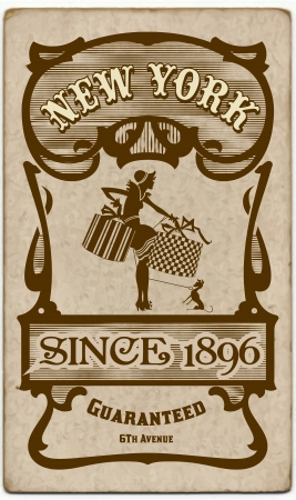 Old retro cardのイラスト素材