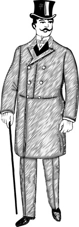 ilustration manのイラスト素材