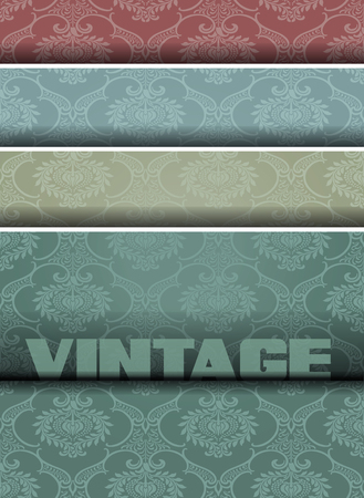 Vector  Vintage cardのイラスト素材