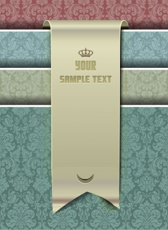 Vector  Retro cardのイラスト素材