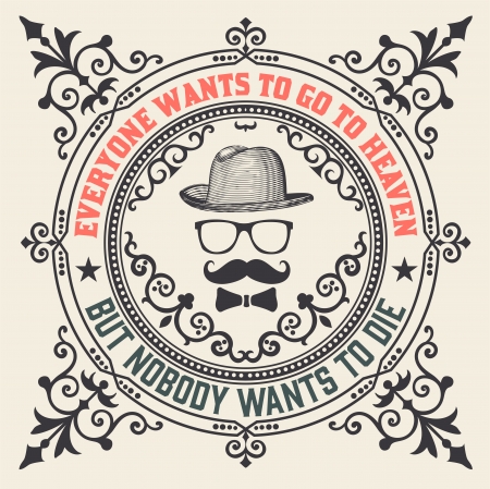 Baroque ornaments and floral details. Old paper texture background, Premium Quality card. のイラスト素材