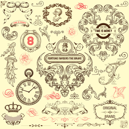 Design elementsのイラスト素材