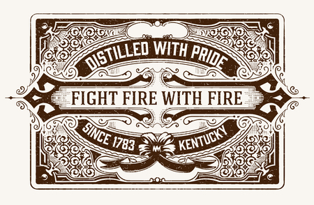 Baroque cardのイラスト素材