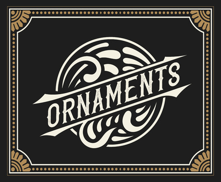 Vintage logo template. Western styleのイラスト素材