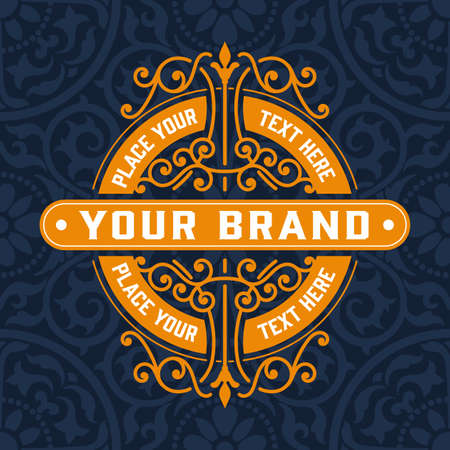 Western card with vintage styleのイラスト素材