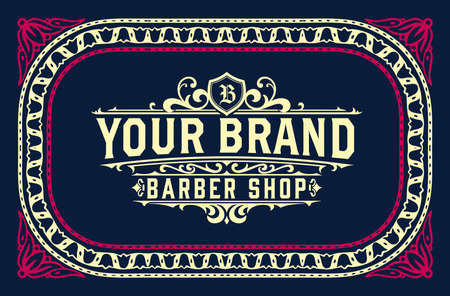 Western card with vintage styleのイラスト素材