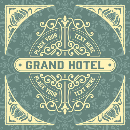 Western card with vintage styleのイラスト素材
