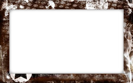 vintage photo frame with classy patternsの写真素材