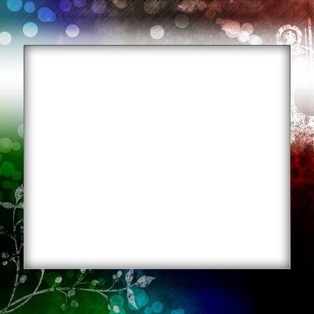 beautiful vintage photo frame with classy patternsの写真素材