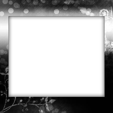 beautiful vintage photo frame with classy patternsの写真素材