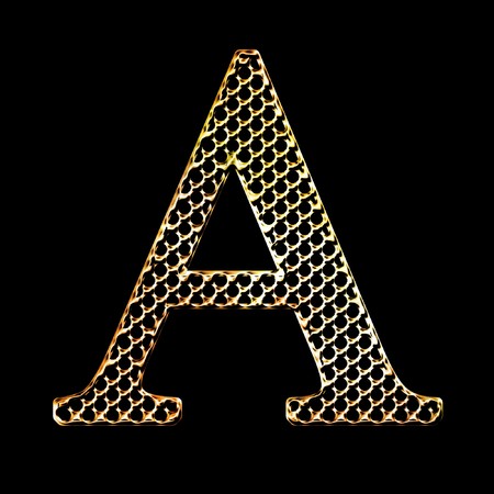 Latin alphabet symbol for web or writingの写真素材