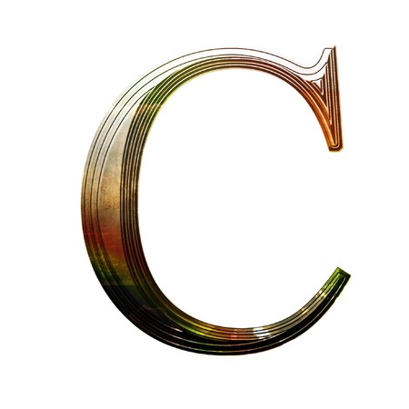 Latin alphabet symbol for web or writingの写真素材