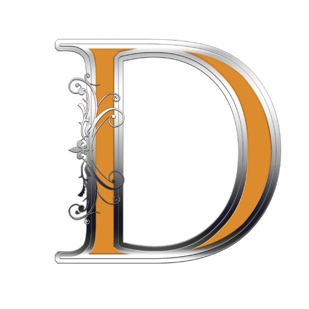 Latin alphabet symbol for web or writingの写真素材