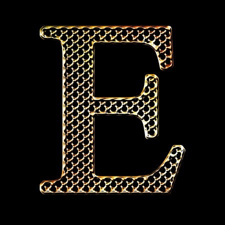 Latin alphabet symbol for web or writingの写真素材