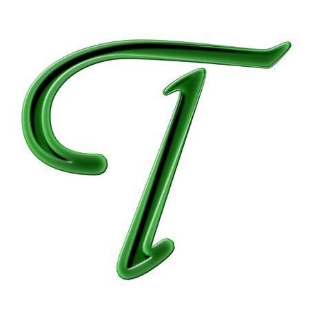 Latin alphabet symbol for web or writingの写真素材