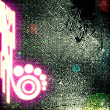 Grunge background with space for text or imageの写真素材