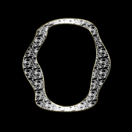 Metal alphabet symbolの写真素材