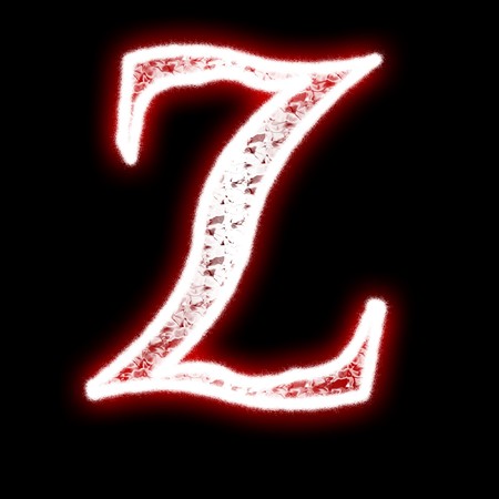 Glowing neon fontの写真素材