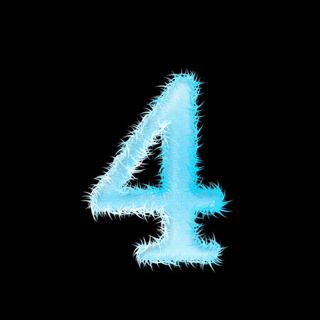 icy font art for your christmas design or textの写真素材