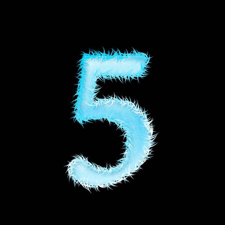 icy font art for your christmas design or textの写真素材