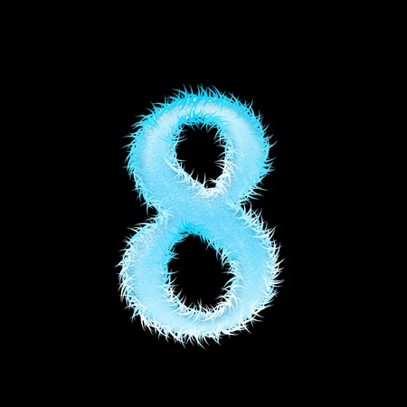 icy font art for your christmas design or textの写真素材