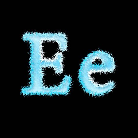 icy font art for your christmas design or textの写真素材