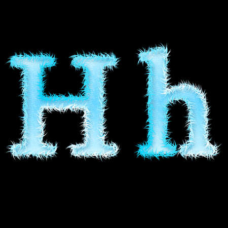 icy font art for your christmas design or textの写真素材